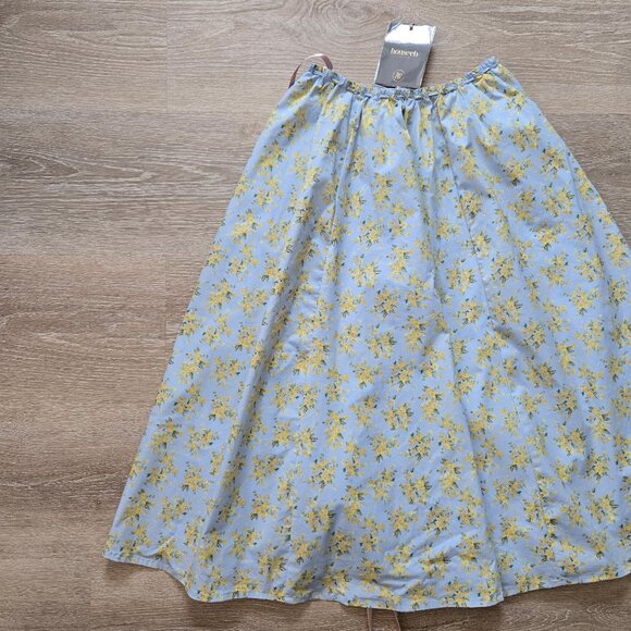 House of Cb Cora Gathered Lace-Up Skirt with Pockets Blue Size XS New With Tags - Picture 14 of 17